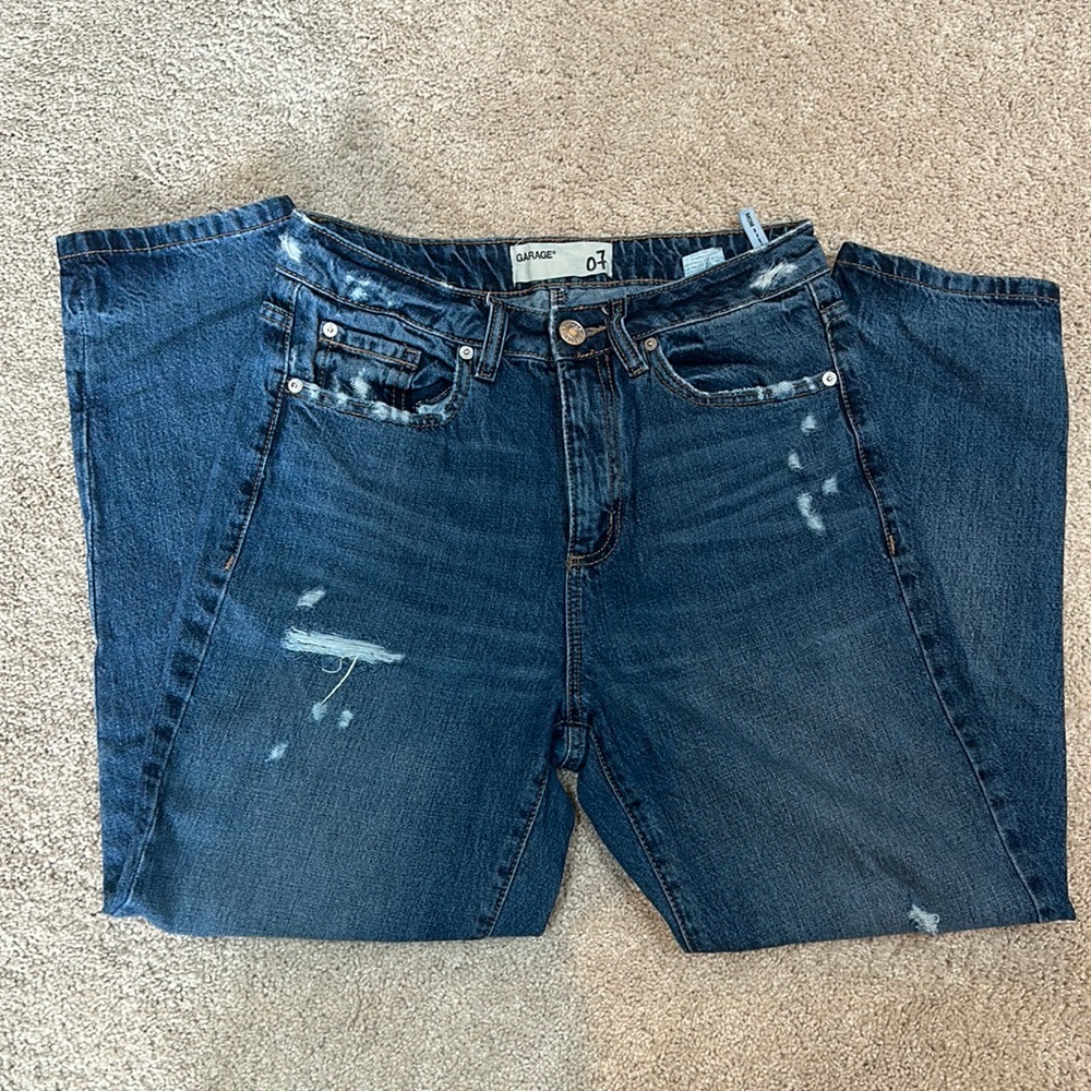 Garage Distressed Skinny Jeans